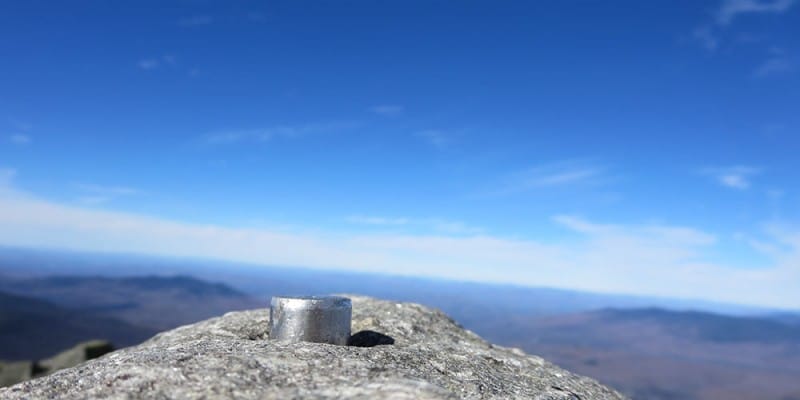 Mount Jefferson New Hampshire summit marker