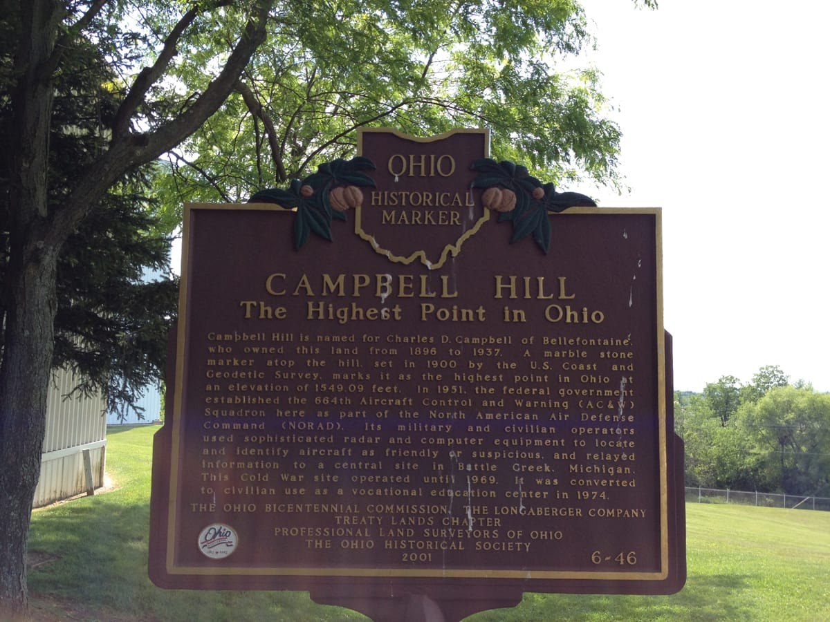 Campbell Hill, Ohio Highpoint