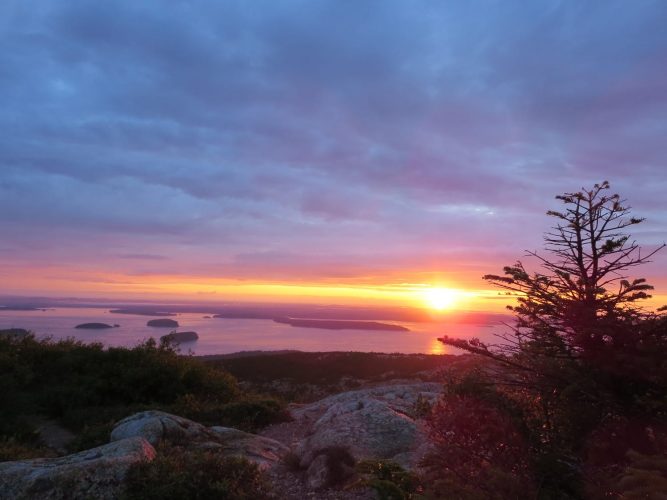 Cadillac Mountain, Maine, Acadia, Sunrise