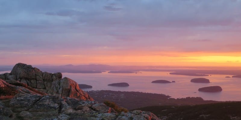 Cadillac Mountain, Maine, Acadia, Sunrise