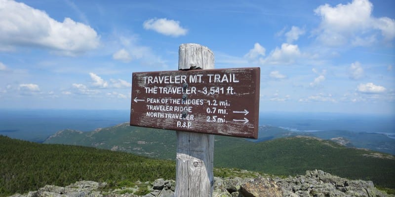 Traveler Mountain Loop Hike, Baxter State Park, Maine