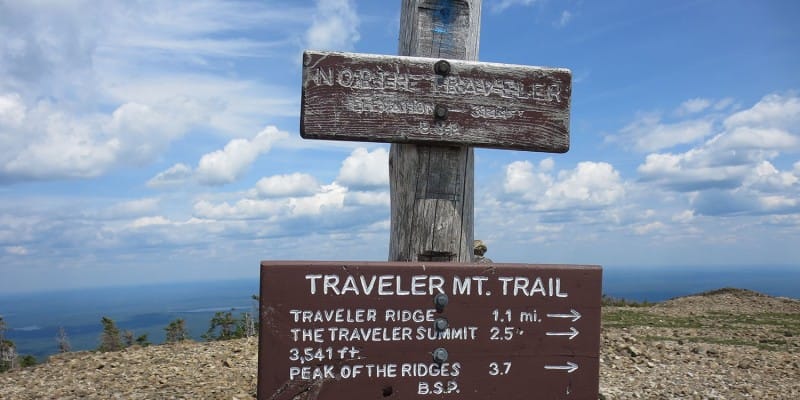 Traveler Mountain Loop Hike, Baxter State Park, Maine