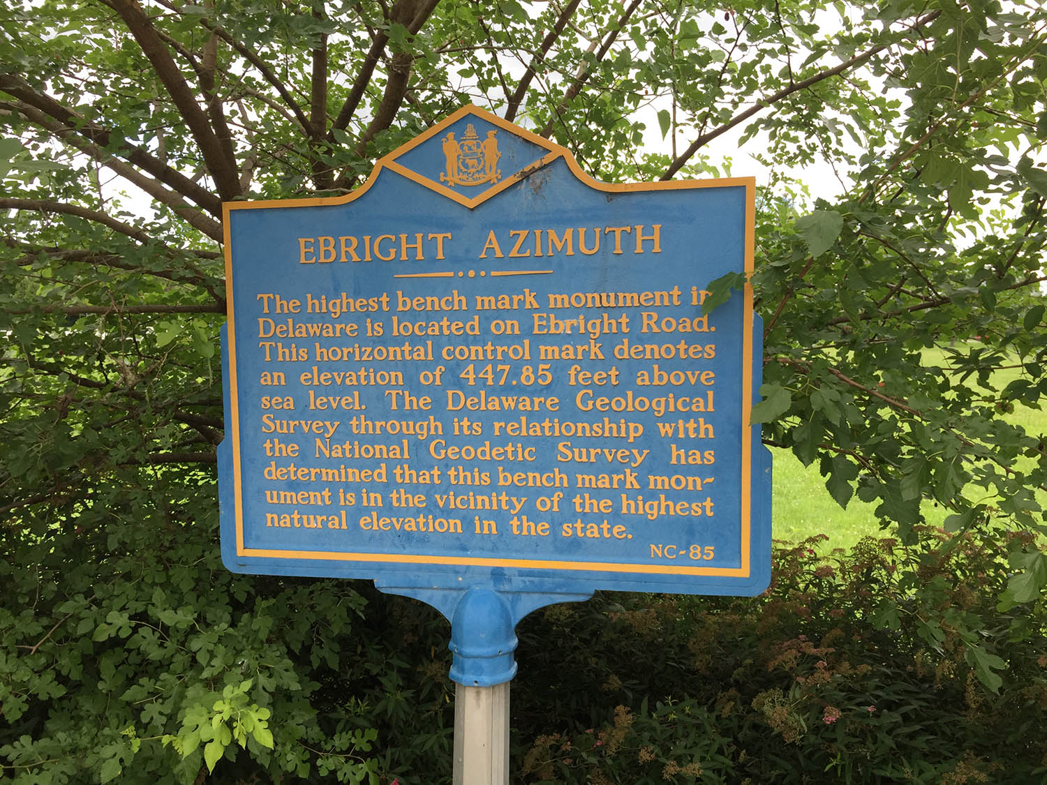 Ebright Azimuth, Delaware Highpoint